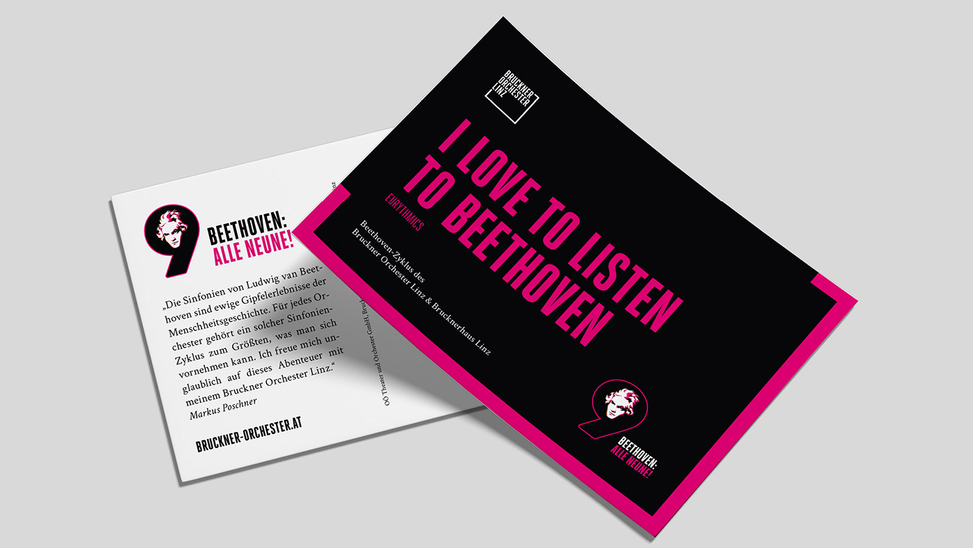 Postkarte - Beethoven: Alle Neune!